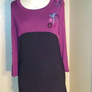 Long Sleeve Caite 50% Viscous 50% Spandex XL